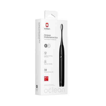 Oclean Endurance Eco Sonic Toothbrush Package - Black