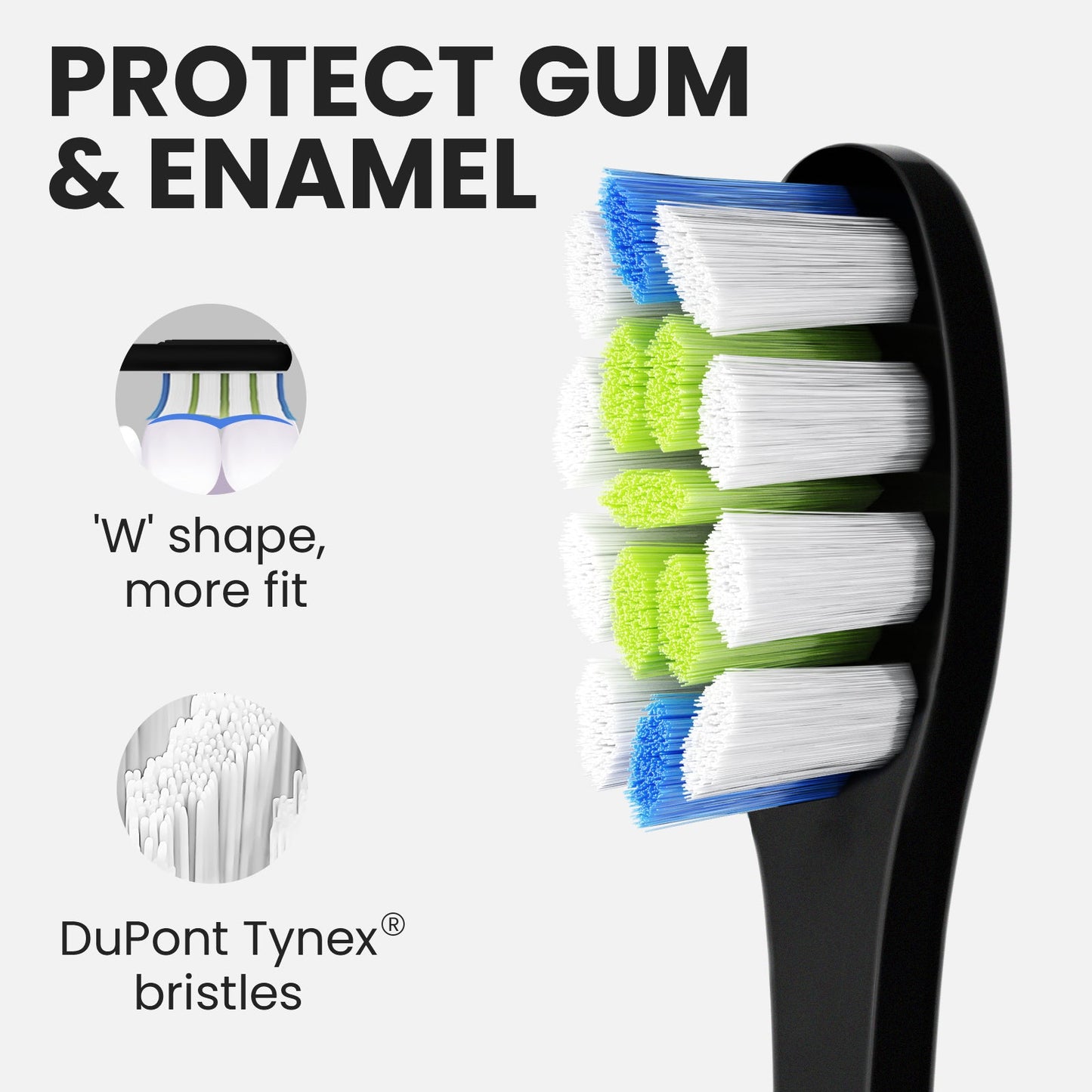 Oclean X Pro Smart elektrisk tandborste Tandborstar Oclean Officiell